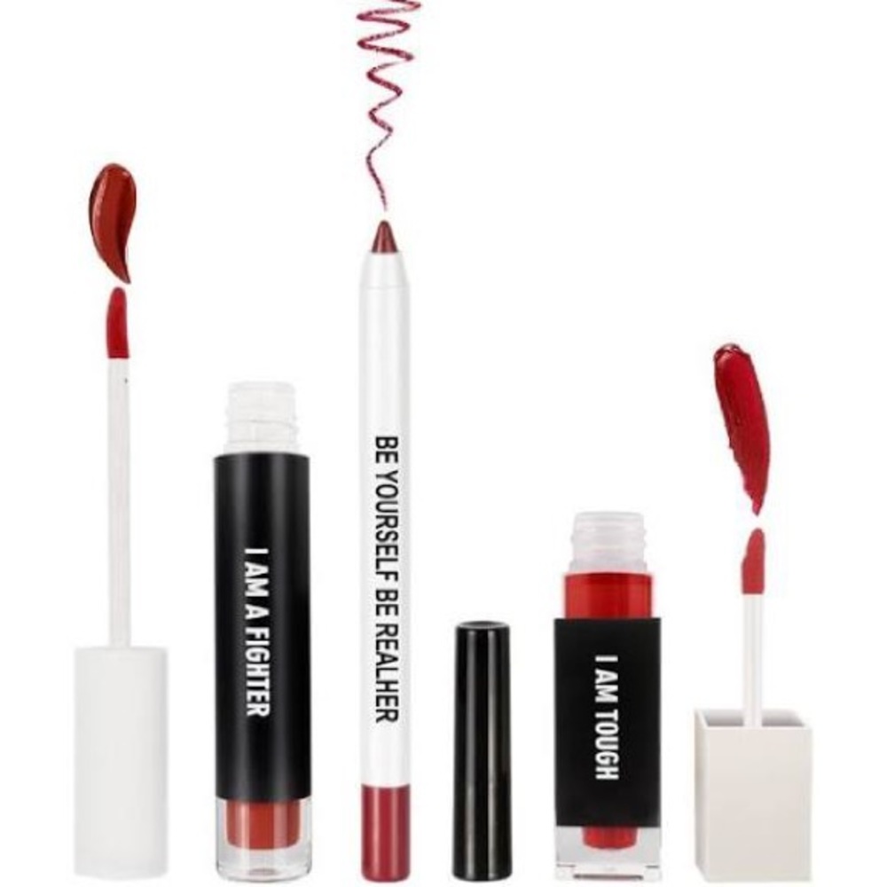 NWOT RealHer I am Fabulous Kit-deep red